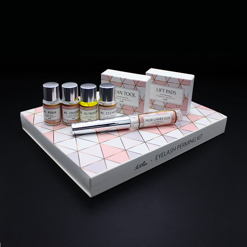 Kit profesional de lifting y permanente de pestañas con sérum
