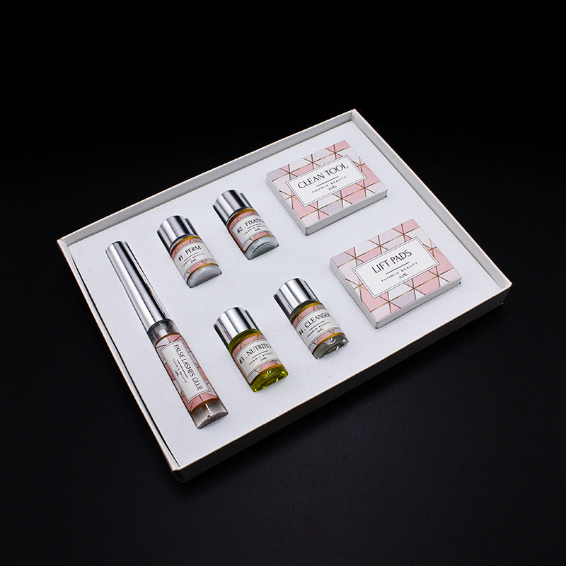 Kit profesional de lifting y permanente de pestañas con sérum